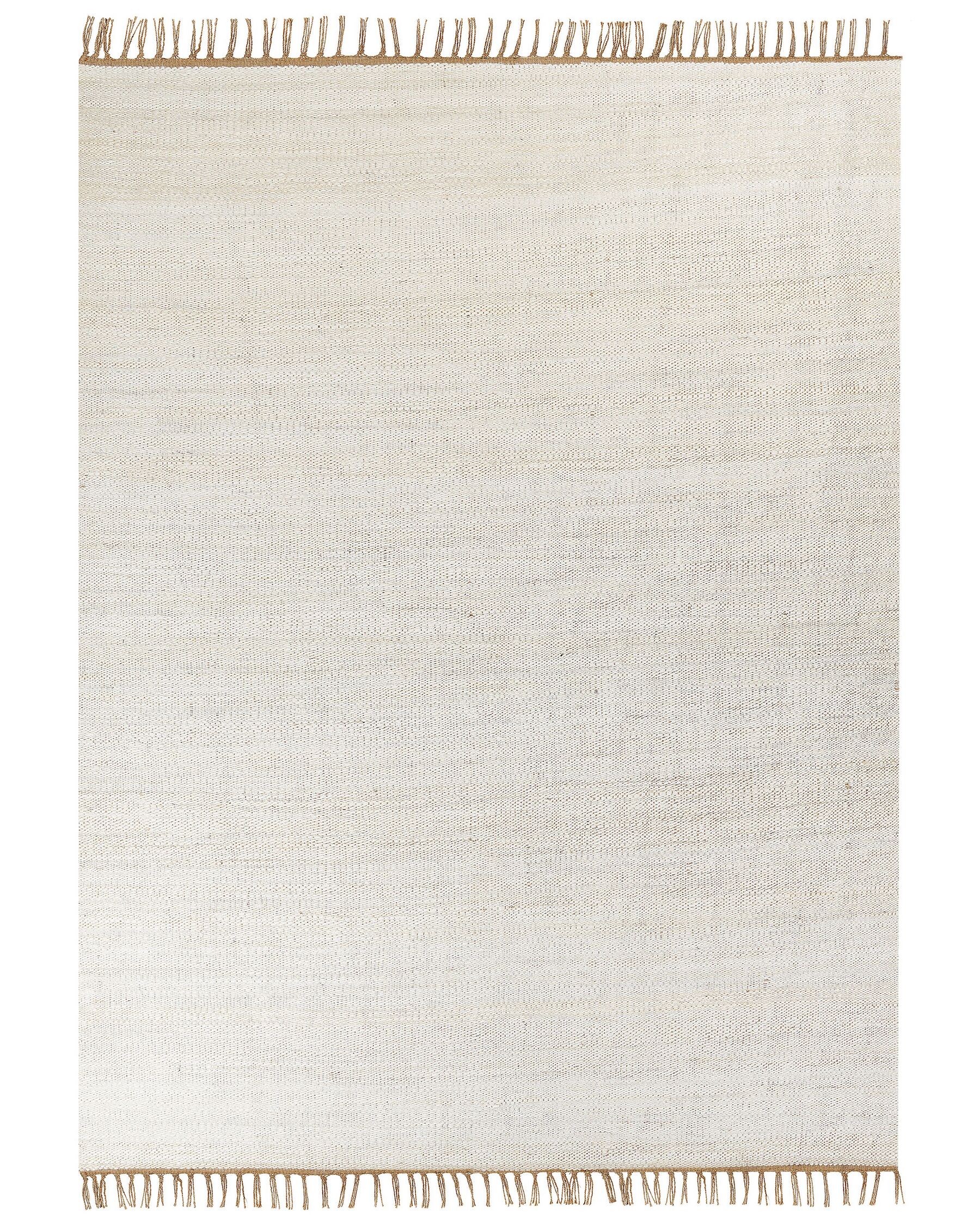 Jutový koberec 160 x 230 cm svetlobéžový LUNIA_846318
