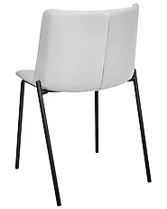 Conjunto de 2 sillas de comedor ESBON Tela Gris claro_1185316