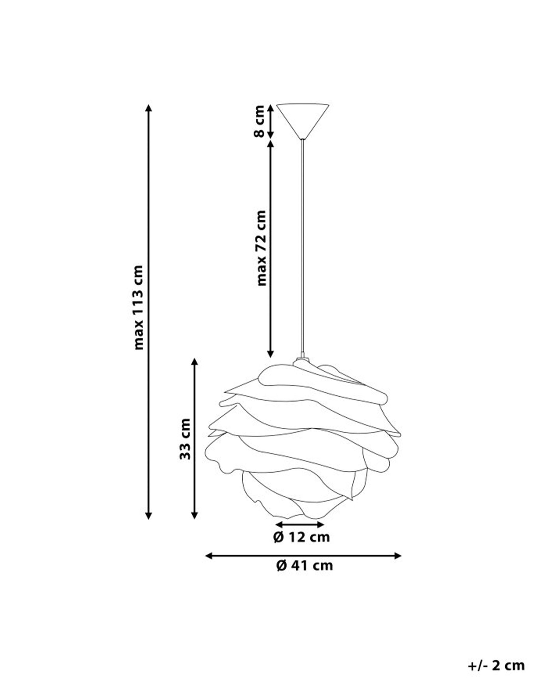 Loftlampe NILE Hvid_676430