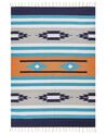 Dywan bawełniany kilim 200 x 300 cm wielokolorowy NORATUS_870109