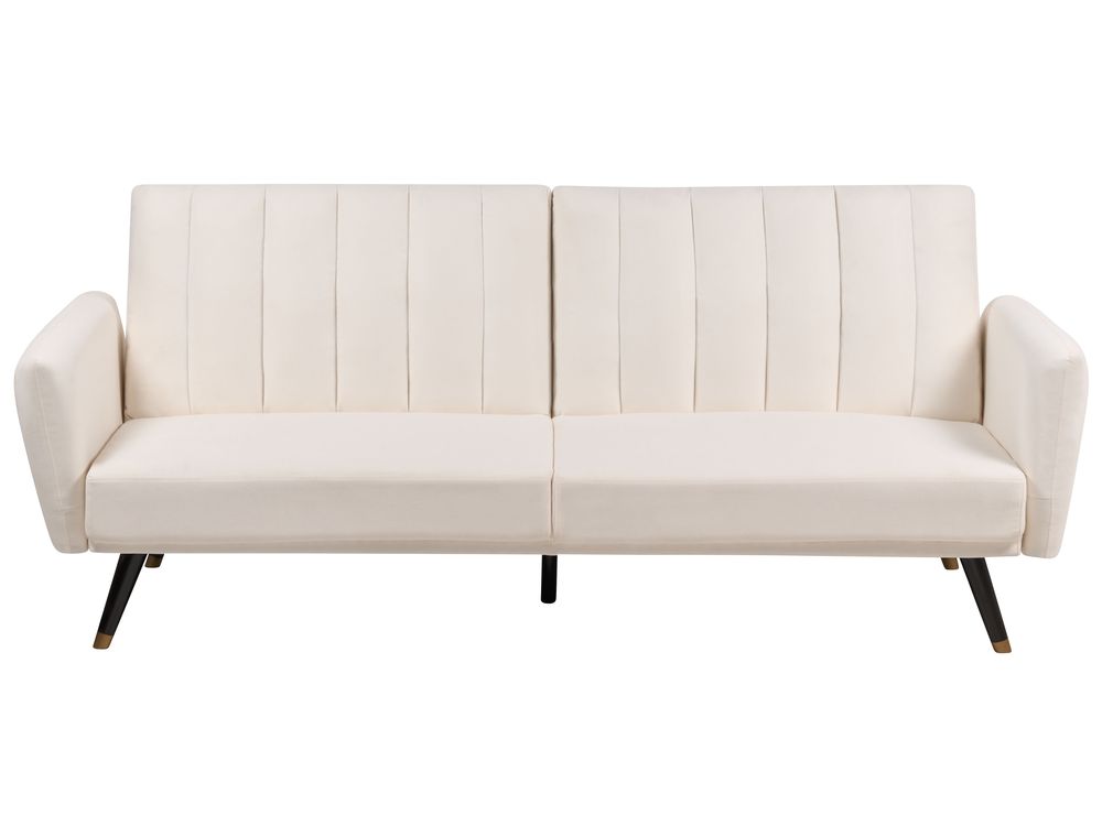 Schlafsofa 3-Sitzer VIMMERBY Stoff Hellbeige
