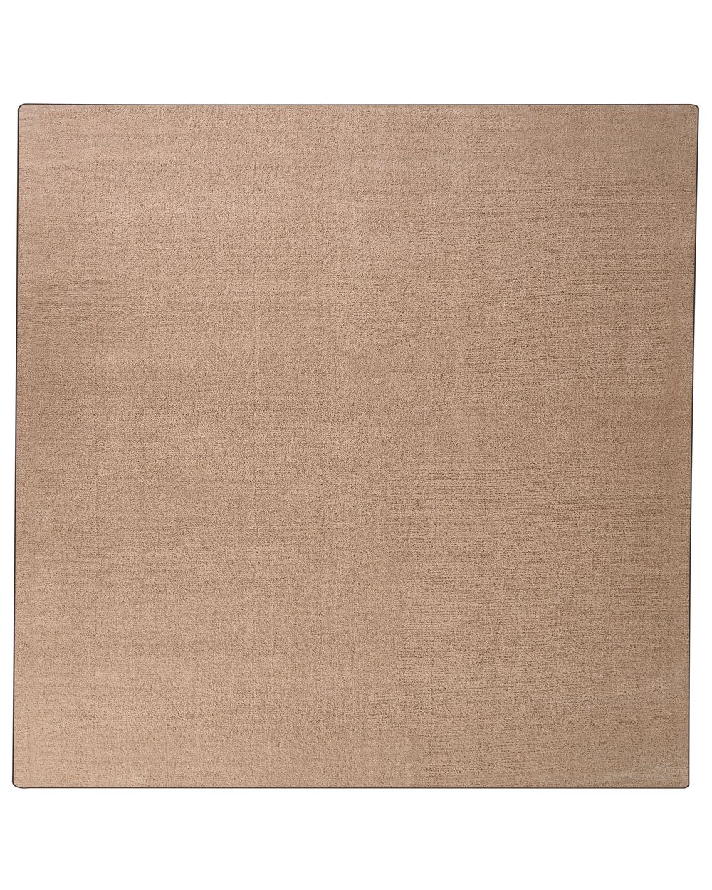 Hoogpoligvloerkleed DEMRE Zandbeige 200 x 200 cm