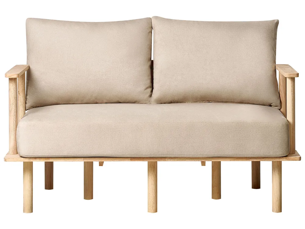 Sofa 2 Seater ASKER Fabric Beige