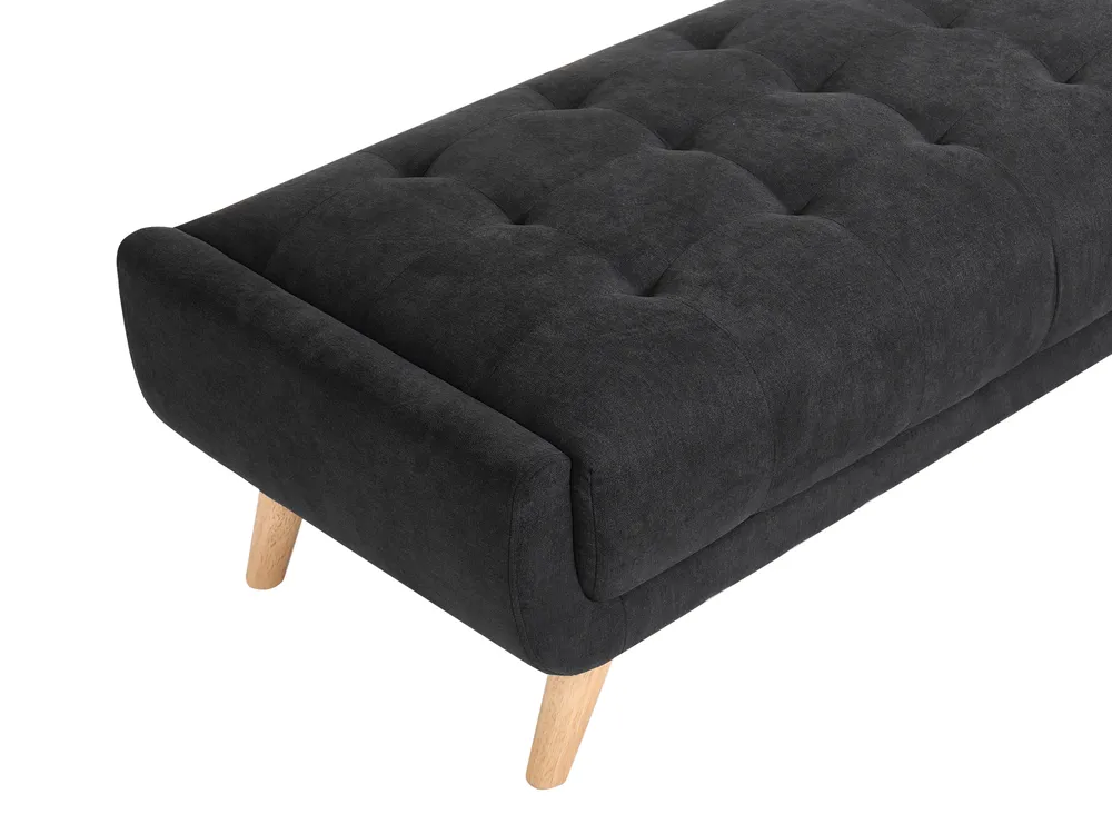 Sofa dla 2 osób HABO Czarny_1085482