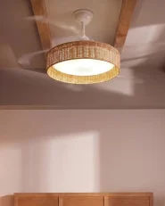 Ceiling Fan with Light TOMOKA with Remote LED White_1124330