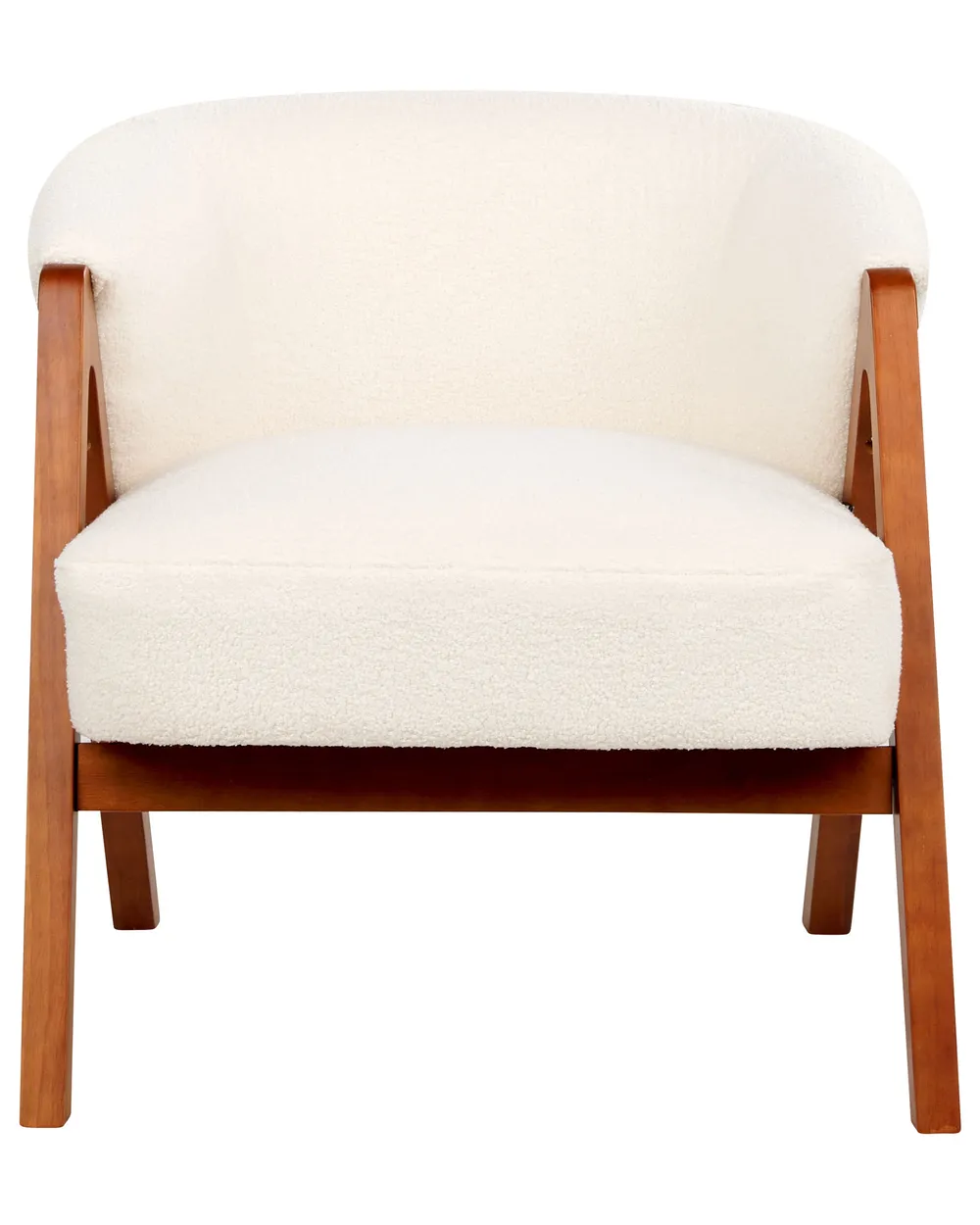 Poltrona SKEI Bouclé Bianco_909709