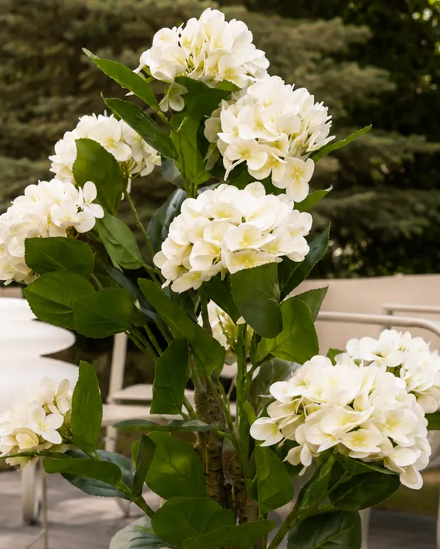 Pianta artificiale HORTENSIUM 90 cm Bianco_1148722
