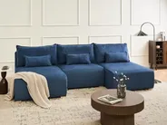 Modular U-Shape Sofa NERBO Fabric Blue_1035041