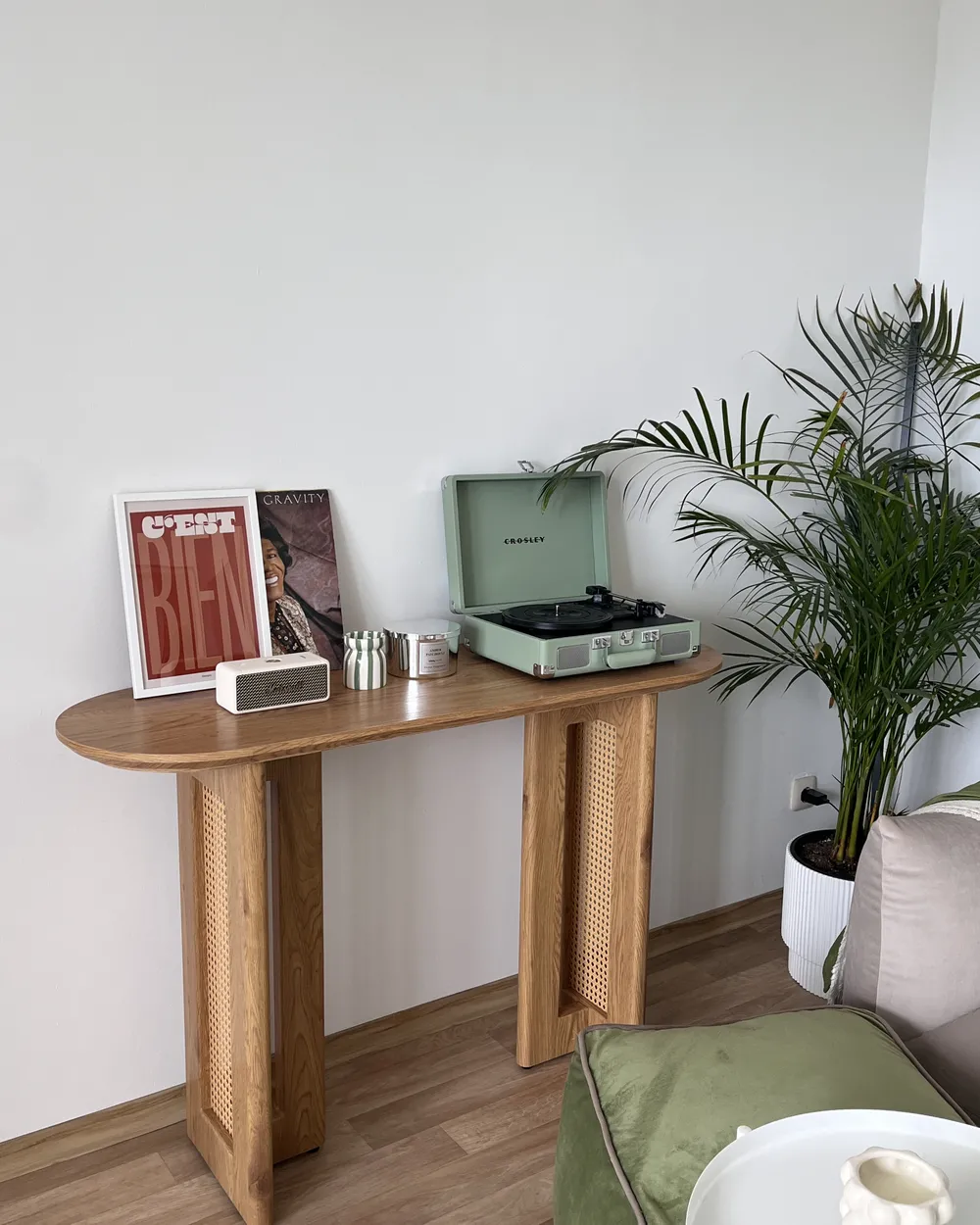 Console Table KARLO Light Brown_1017920