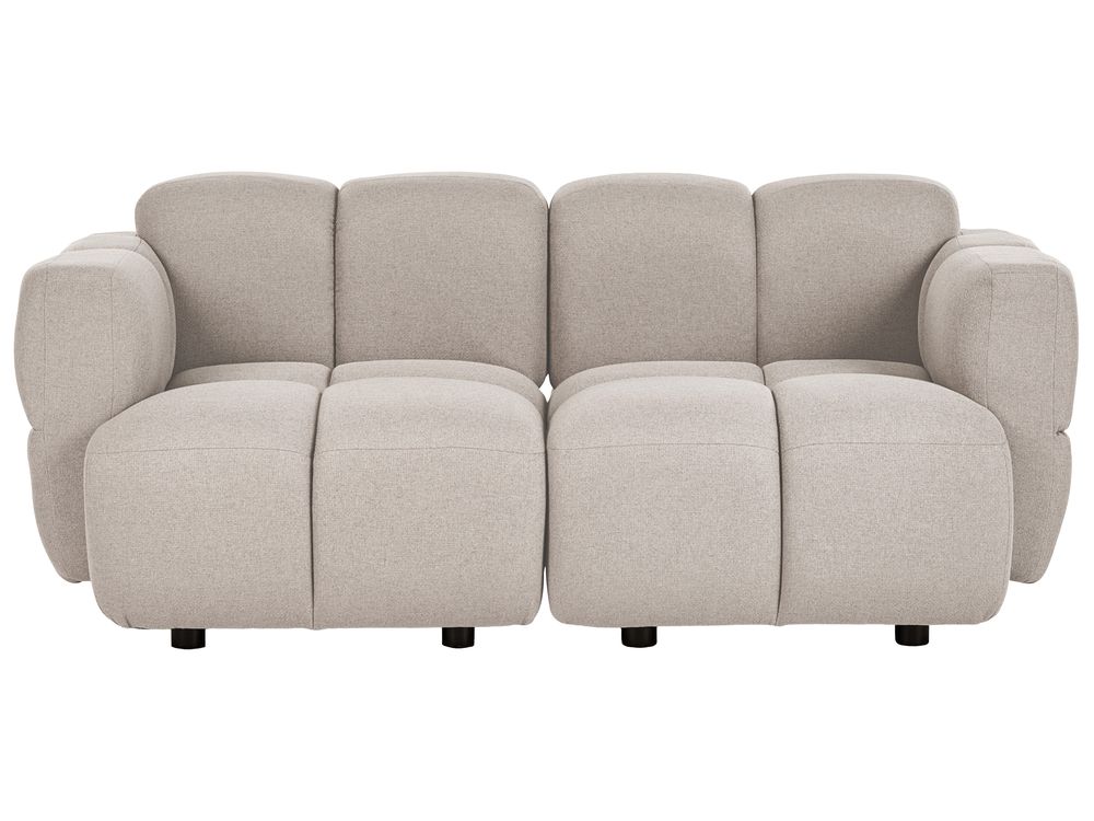 Sofá modular 2 lugares MAKSABERG Tecido Creme