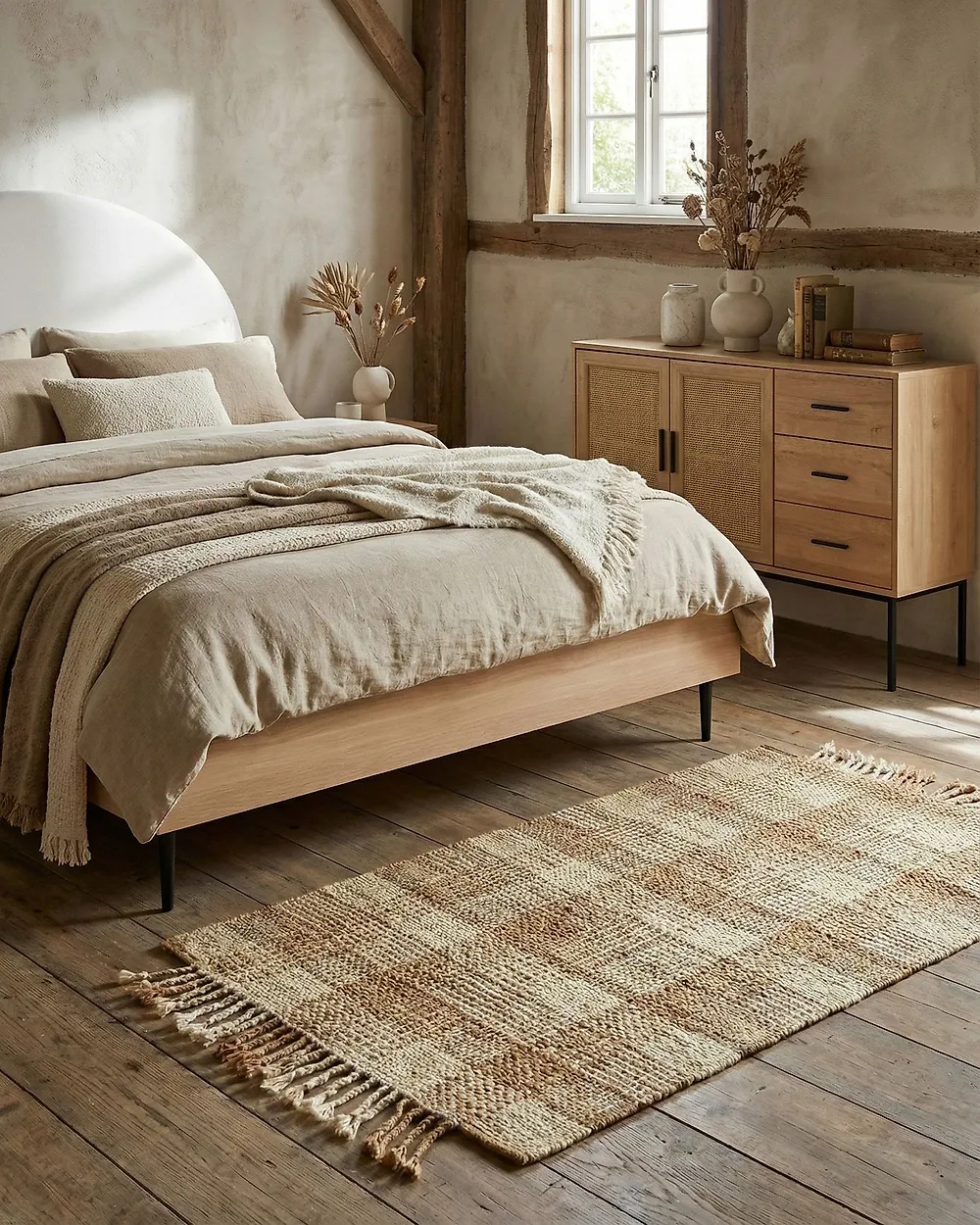 Tapis BERISSA Beige 80 x 150 cm Jute_1177451