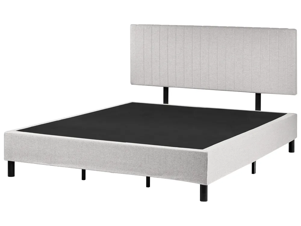 Divan Bed Fabric COUNTESS 180 x 200 cm (EU Super King) Light Grey_1054572