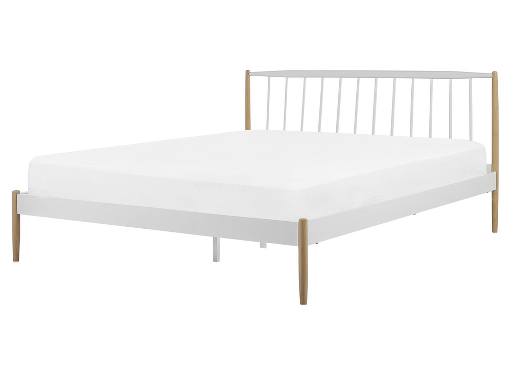 Ikea king bed white hotsell