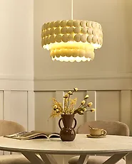 Kronleuchter KOTMALE Kokosnussschale Hellbeige_1173772