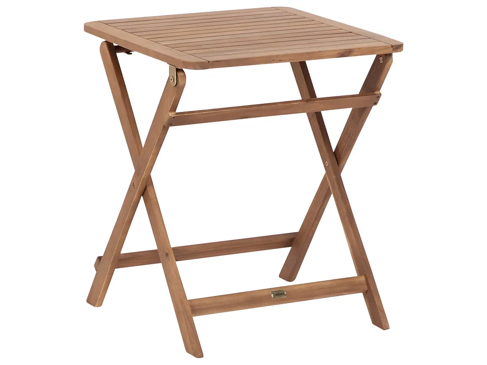 Bistro Set Folding PARAGGI Certified Acacia Wood Brown_928546