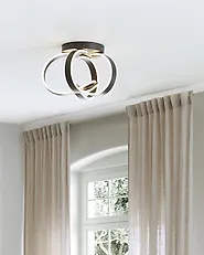 LED Ceiling Lamp NURA Metal Black_1179735