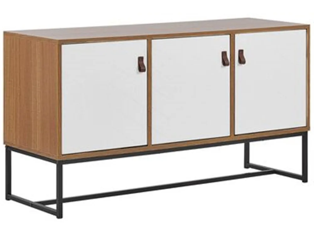 Schrank NUEVA Hellbraun / Weiss_1179604