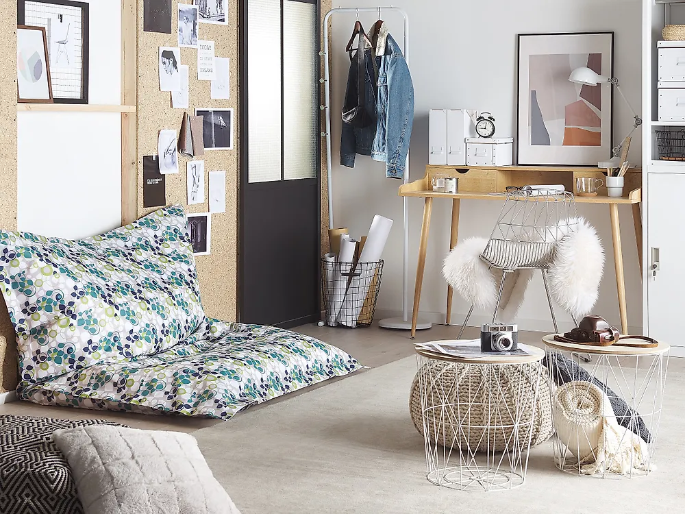 Housse de pouf FUZZY 140 cm 180 cm Multicolore_1168807