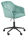 Desk Chair VENICE Velvet Mint Green