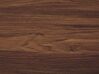 Szafka trzydrzwiowa ciemne drewno z szarym MEDFORT_767407