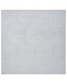 Faux Fur Rug MITCHELL Light Grey 160 x 160 cm
