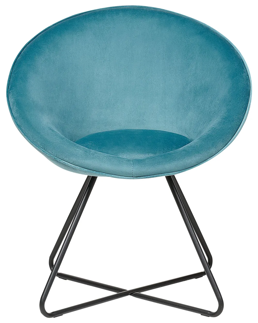 Dining Chair FLOBY II Velvet Light Blue_886095