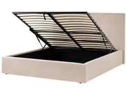 Letto contenitore VION Bouclé Beige 160 x 200 cm_1042718