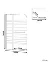 Tempered Glass Shower Bath Screen 140 x 100 cm TUAPI_787866