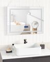 Miroir mural LED Bluetooth 60 x 80 cm argenté THAIX_932204