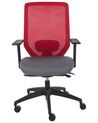 Chaise de bureau en tissu rouge VIRTUOSO_919908