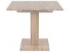 Table extensible bois clair 140/180 x 90 cm LIXA_729295
