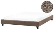Bed without Headboard Boucle ROANNE 180 x 200 cm (EU Super King) Taupe_995508