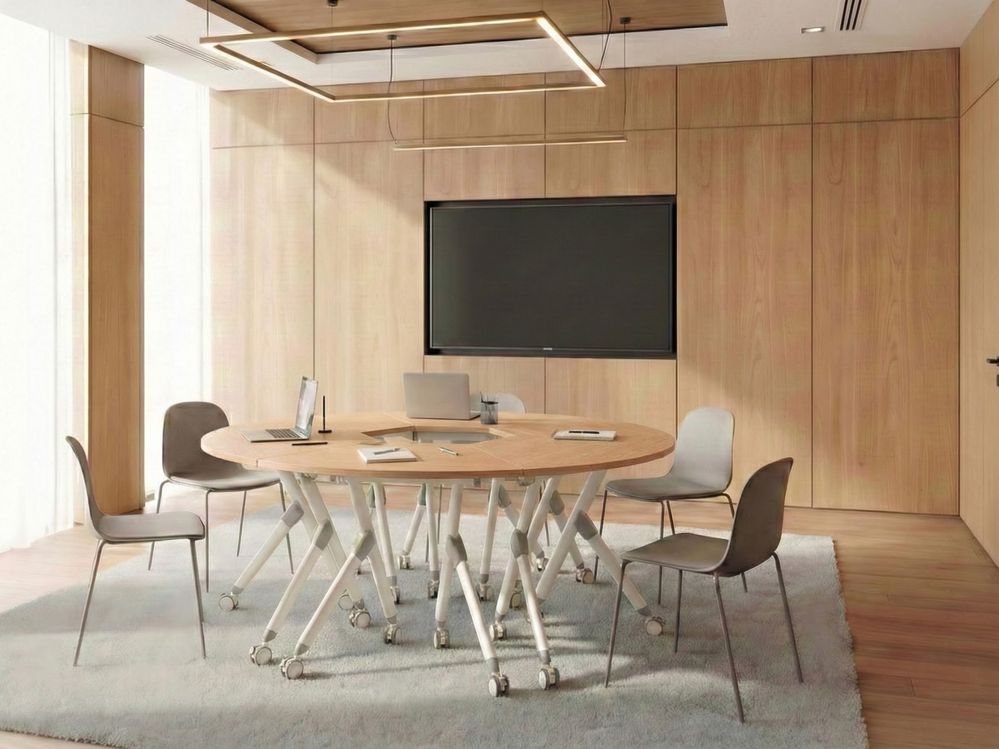 Módulo de secretária de canto dobrável BENDI 90 cm 64 cm Castanho