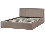 Letto contenitore MONTLAUR Bouclé Tortora 160 x 200 cm_958600