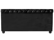 Waterbed Velvet AVALLON 140 x 200 cm (EU Double) Black_846730