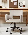 Desk Chair SANILAC II Velvet Taupe