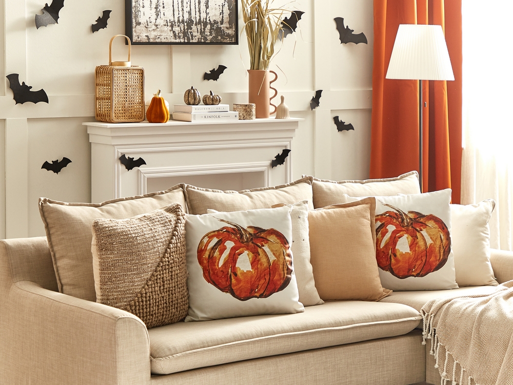 Beige velvet pillow cheap