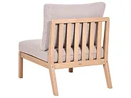 Garden 1-Seat Section RIVELLO Acacia Wood Light Brown_1156151