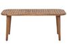 Certified Acacia Garden Dining Table 180 x 90 cm Light Wood PARAGGI_928490