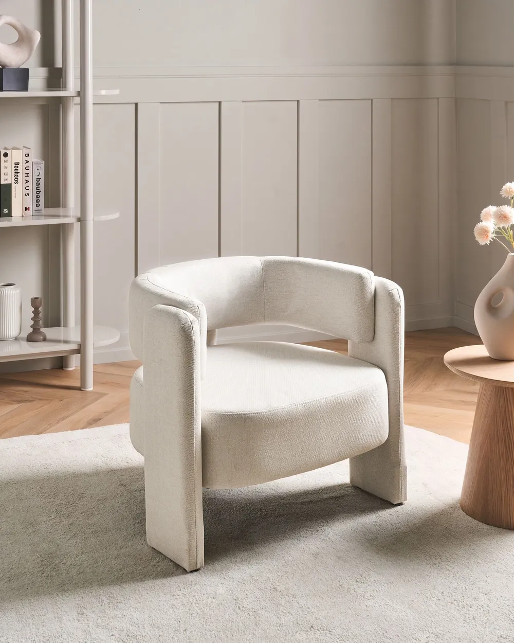 Armchair MAGGEBY Fabric Off-White_1085636