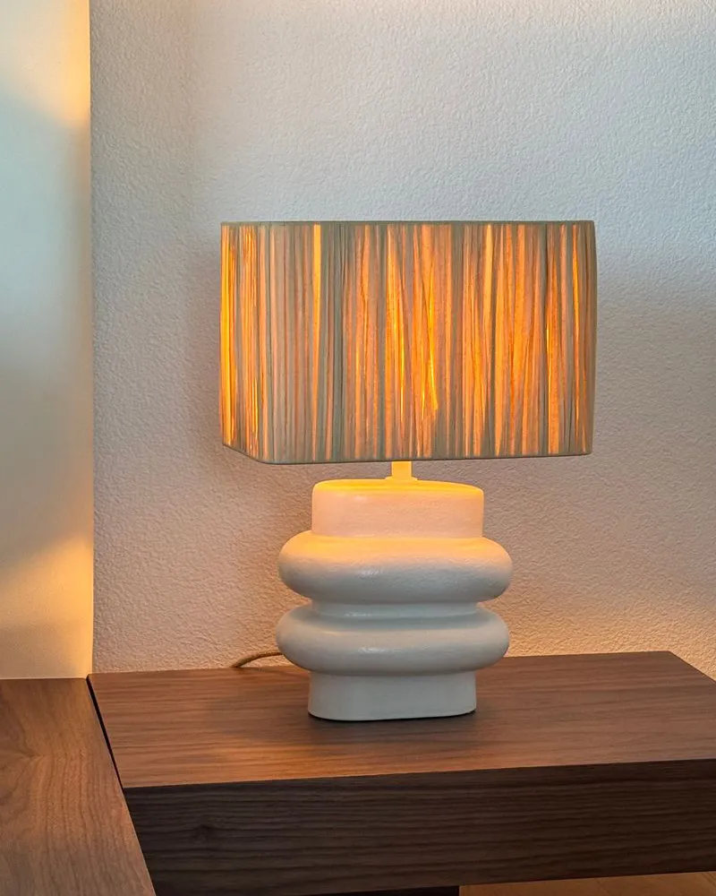Table Lamp JUDY Ceramic White_973726