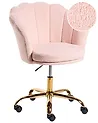 Desk Chair MONTICELLO Boucle Pastel Pink