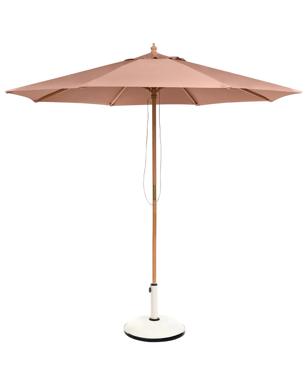 Parasol ogrodowy 270 cm TOSCANA Brązowy_1077822