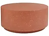 Coffee Table TREZZO 90 cm 90 cm Terrazzo Effect Red
