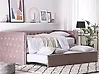 Trundle Bed Velvet GASSIN 90 x 200 cm (EU Single) Pink