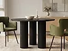 Mesa de comedor TULEMALU Negro 120 cm 120 cm