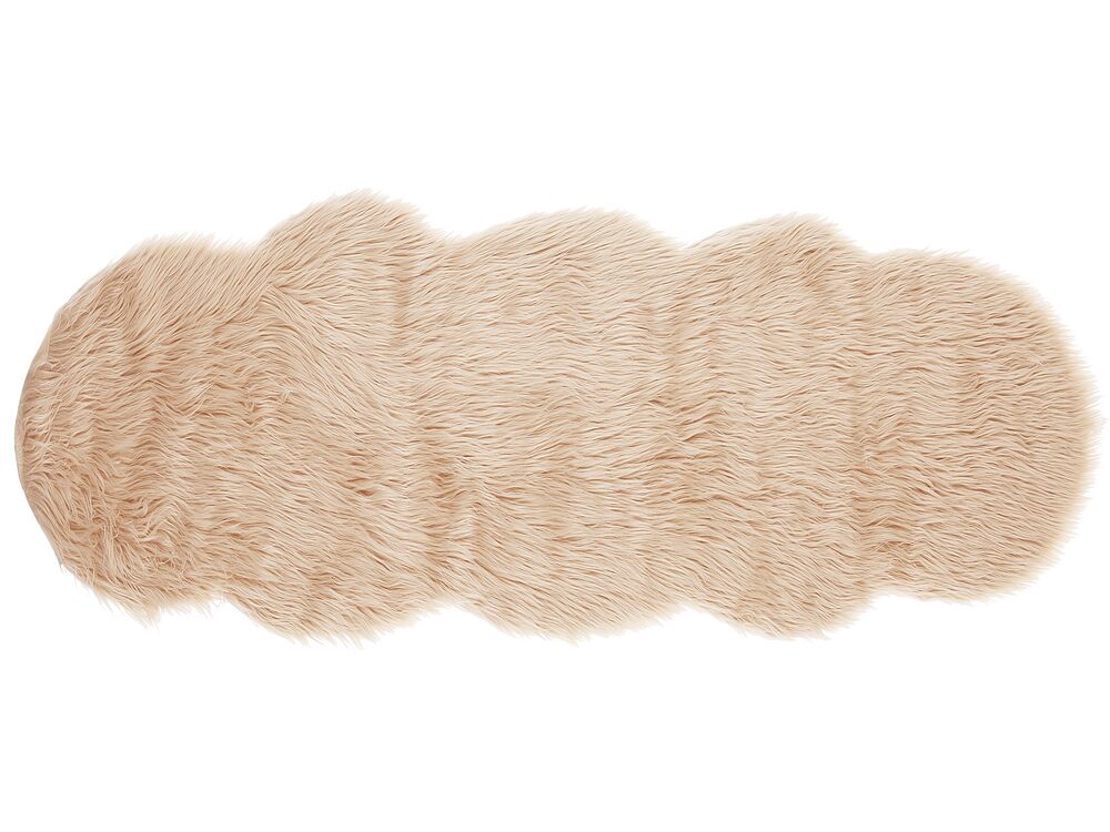 Rug MAMUNGARI Peach Pink 60 x 180 cm
