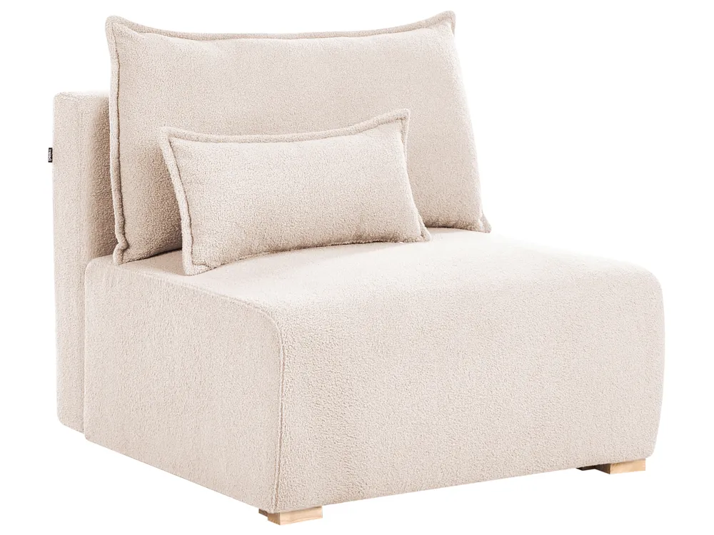 Modular Corner Sofa NERBO Boucle Beige Left Hand_1034700