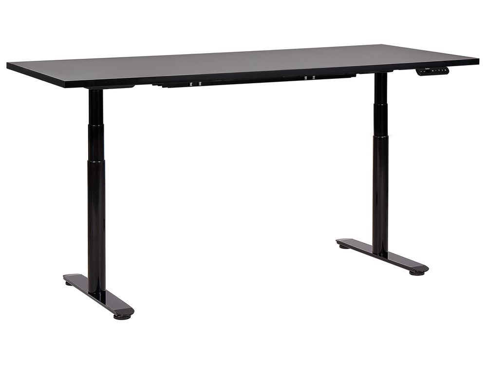 Electric Adjustable Standing Desk DESTINAS 180 cm x 80 cm Black