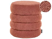 Puf SUMPTER Buklé Zlatohnědá_1176544